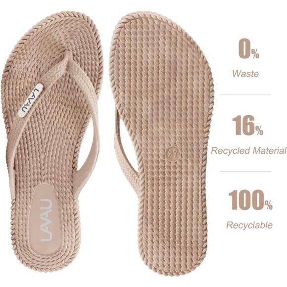 Flip‎ Flops for Women, Waterproof Non Slip Thong Sandals for Shower Beach Pool - Picture 2 of 8